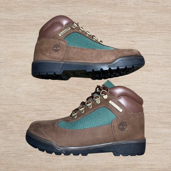 NWOT Timberland Chukka Field Boots Ankle Lace Up Workwear Outdoor Boys Size 5 - Picture 1 of 5